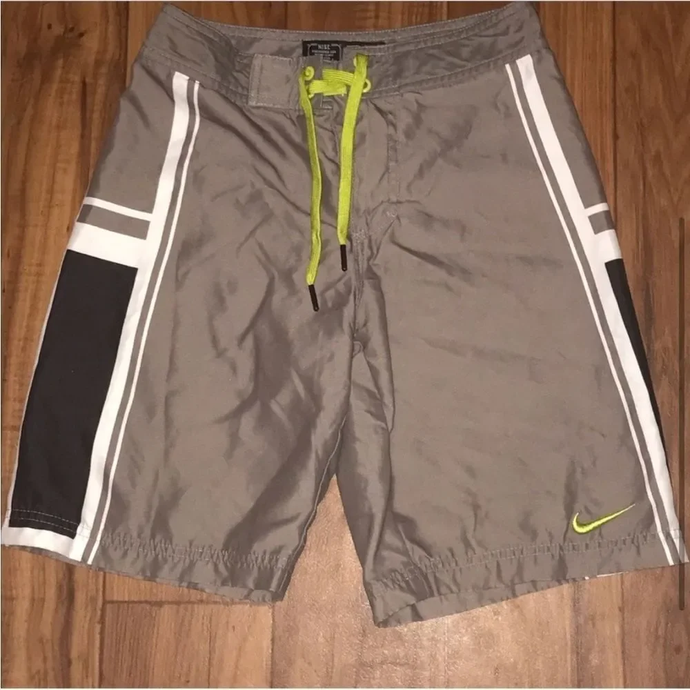 Nike Grey Black & White Swimsuit